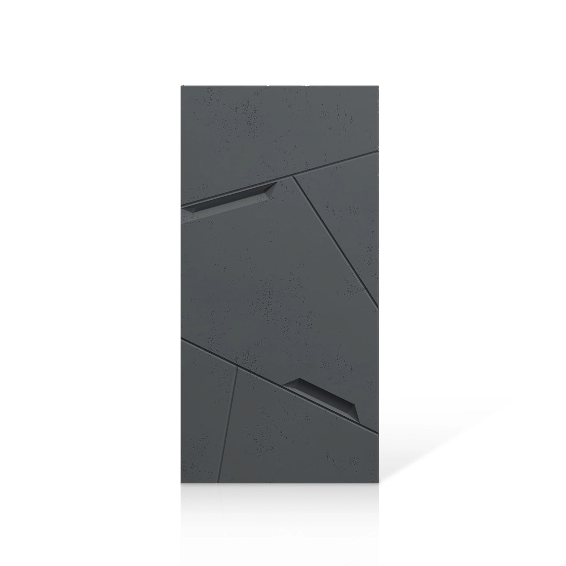 3D Concrete Wall Panels STOWAWAY colour swatch on white background DecorMania UK